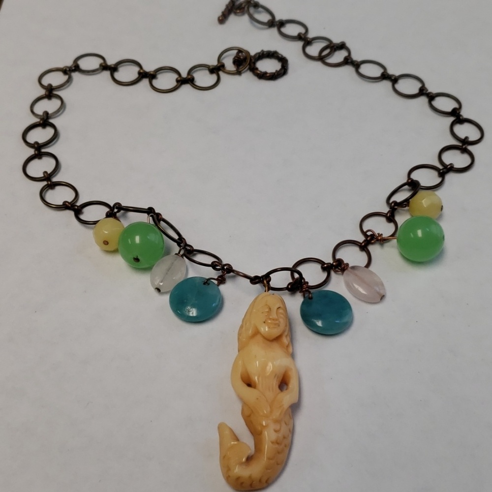 Mermaid beaded necklace
